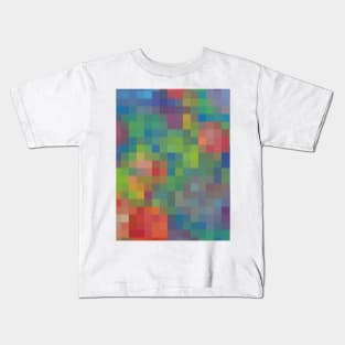 Colorful squares Design Kids T-Shirt